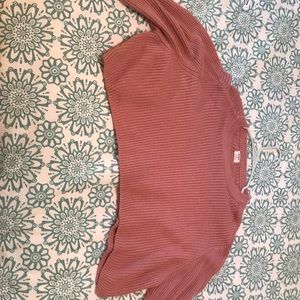 cute cropped fall sweater